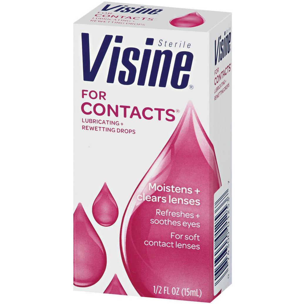 Visine Eye Drops .5oz For Contacts