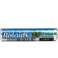 Rolaids Chewable Mints Roll of 12 Tablets (One Roll Only) 0