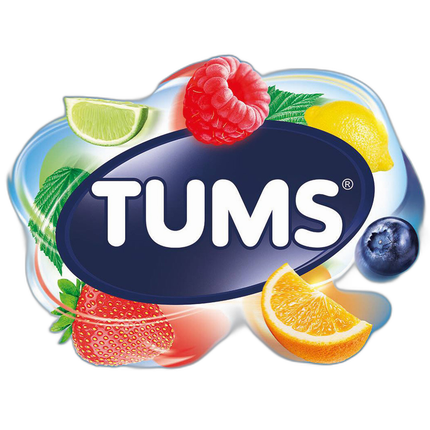 Tums Assorted Fruit/Berry 8ct Single Roll (Strengths Vary Batch to Batch)