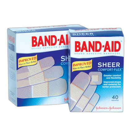 Johnson  and  Johnson Band Aid Plastic 30ct Assorted