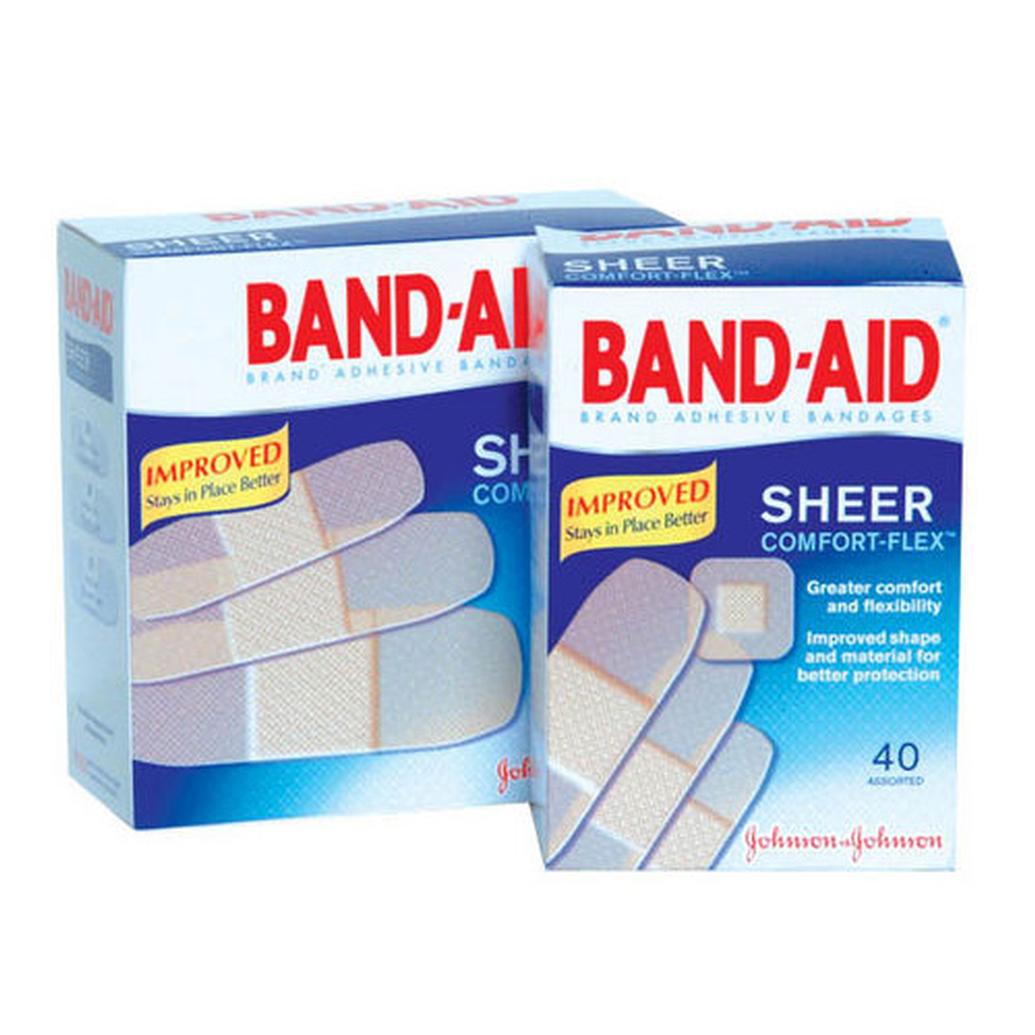 Johnson  and  Johnson Band Aid Plastic 30ct Assorted