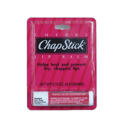 Chapstick Cherry Flavor Lip Protectant Individually Carded