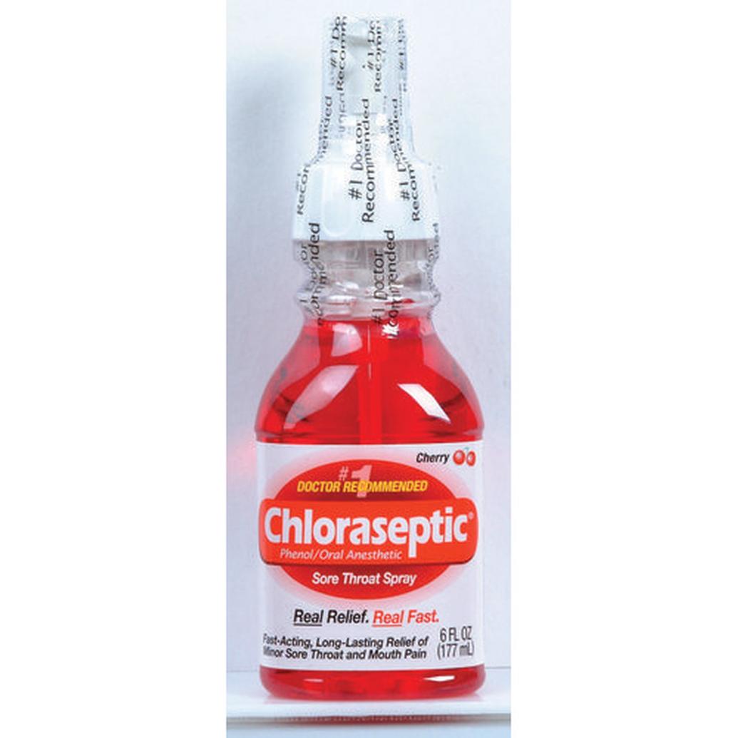 Chloraseptic Spray 6oz Medicated Menthol/Cherry