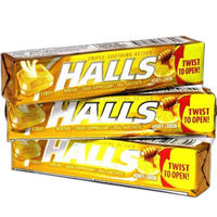 Halls Cough Drops 9ct Honey-Lemon Cough Suppressant 0