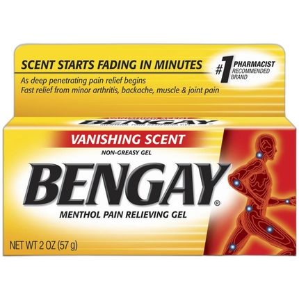 Bengay Cream 2oz Yellow Vanishing Non-Greasy (1-Pack)