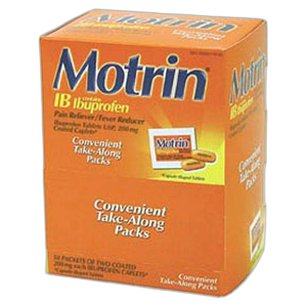 Motrin 2pk Caplets (Box of 50 2pks)