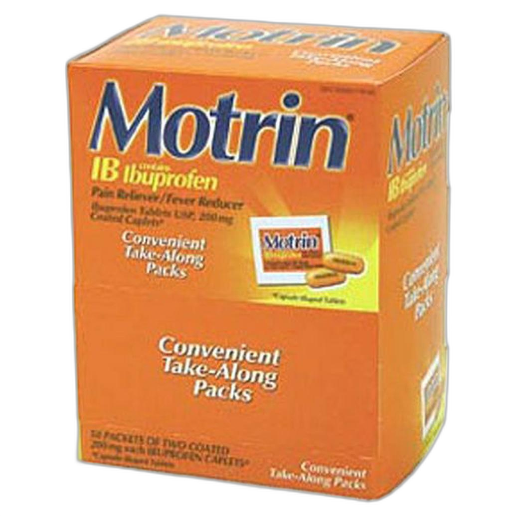 Motrin 2pk Caplets (Box of 50 2pks)