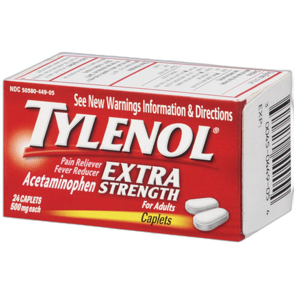 Tylenol Extra Strength Caplets 24ct