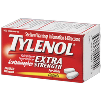Tylenol Extra Strength Caplets 24ct 0