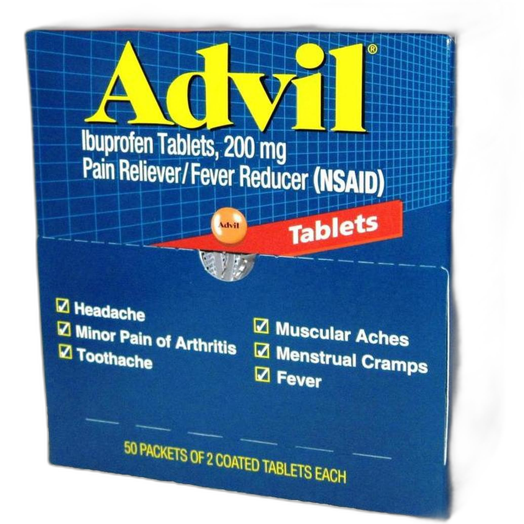 Advil 2pk Tablets (Box of 50 2pks)
