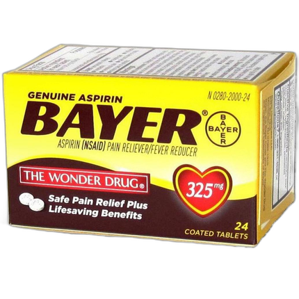 Bayer Aspirin Tablets 24ct