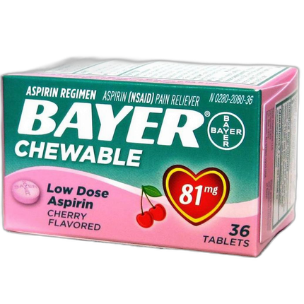 Bayer Low-Dose Aspirin **32ct** 81mg