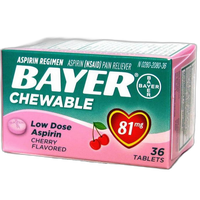 Bayer Low-Dose Aspirin **32ct** 81mg 0