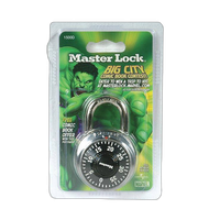Masterlock Combination Locks Black Dial Individually Carded 0