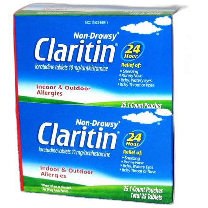 Claritin Allergy Tablets 1pks (Box of 25pks)