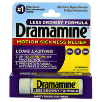 Dramamine Adult 8ct Less Drowsy Motion Sickness Relief 0