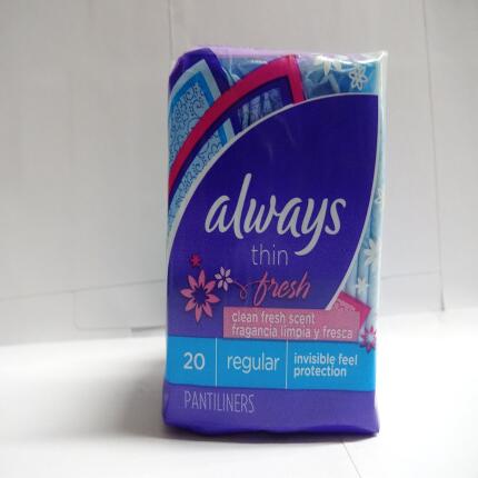 Always Pantiliners 20ct Regular Scent