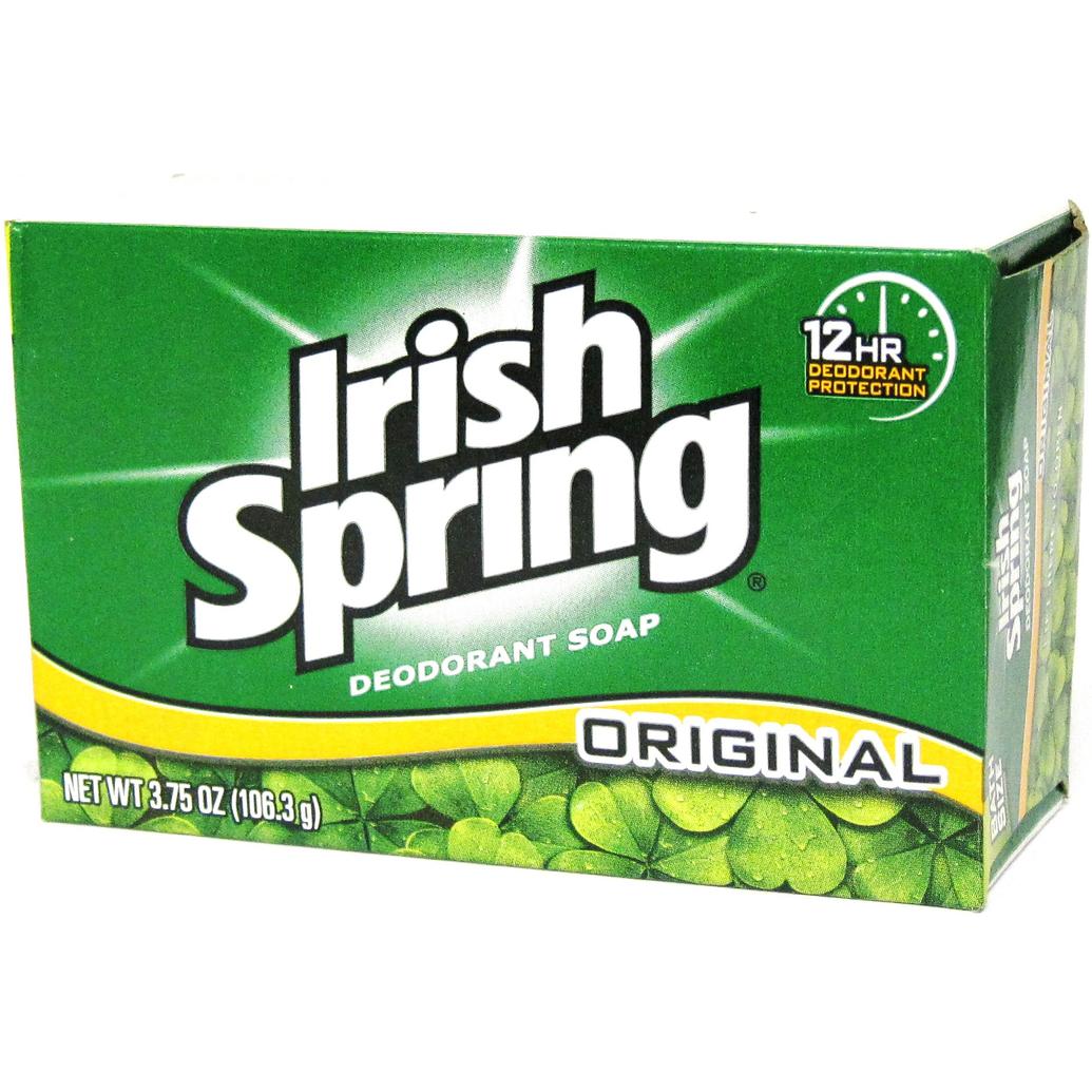 Irish Spring Soap 3.75oz Original Scent Bath Soap Bars (For One Bar Only)