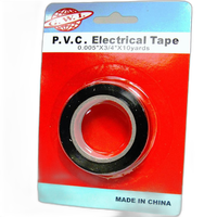Electrical Tape PVC 3/4inch x 10yds Carded 0