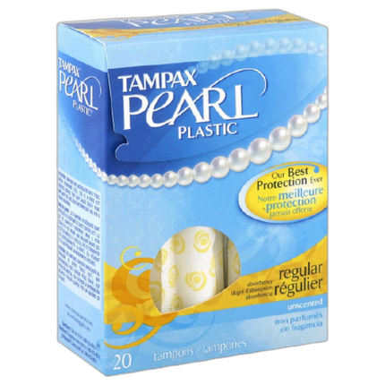 Tampax Pearl Tampons 10 PACK REGULAR UNSCENTED