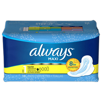 Always Classic Pads 10s w/Wings (Imported)