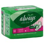 Always Ultra Thin Pads Regular 18ct w/Flex Wings 0