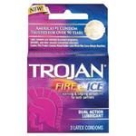 Trojan Condoms 3pk Fire  and  Ice Dual Action Lubricated 0