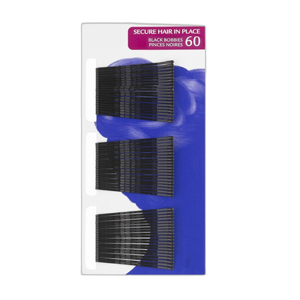 Bobby Pins Regular Card of 60ct (Generic Brands Vary From Picture)