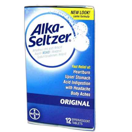Alka Seltzer Original 12ct Effervescent Tablets