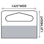 Hang Tabs Quantity of 20 Pieces On A Sheet (individual piece 1.5in x 1.18in) 0