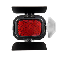 Godox Barndoor Kit with 4 Color Gels for AD200 Speedlight Head 2