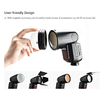 Godox V1 TTL Li-ion Round Head Camera Flash Speedlite for Fuji 4