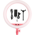 Godox LR150 Bi-color 18in LED Ring Light (Pink) 3