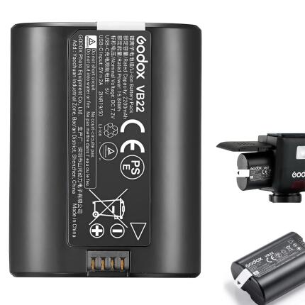 Godox VB22 Battery for V480 TTL On-Camera Flash (7.2V, 2200mAh)
