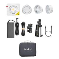 Godox ML100R RGB Portable LED Light Kit (36 Lens  and  NP-F Handgrip) 0