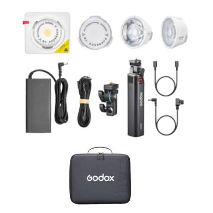 Godox ML100R RGB Portable LED Light Kit (36 Lens and Battery Grip)