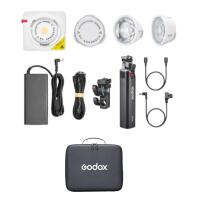 Godox ML100R RGB Portable LED Light Kit (36 Lens  and  Battery Grip) 0