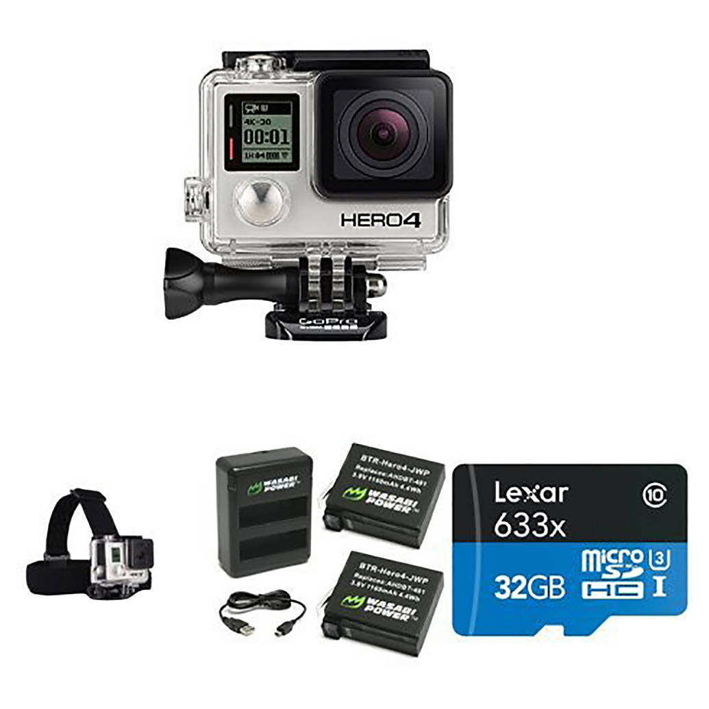 GoPro Hero4 Black 3x Camera Kit