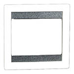 Gepe 2 1/4x1 5/8 glassless mounts 20pc 0