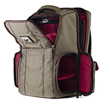 Gruv Gear Club Bag Flight-Smart Tech Backpack (Elite, Pewter/Crimson) 8