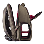 Gruv Gear Club Bag Flight-Smart Tech Backpack (Elite, Pewter/Crimson) 9