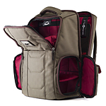 Gruv Gear Club Bag Flight-Smart Tech Backpack (Elite, Pewter/Crimson) 13