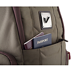 Gruv Gear Club Bag Flight-Smart Tech Backpack (Elite, Pewter/Crimson) 15