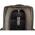 Gruv Gear Club Bag Flight-Smart Tech Backpack (Elite, Pewter/Crimson) 18