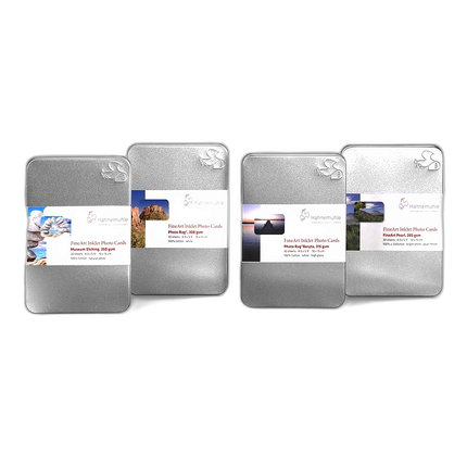 Hahnemuehle Photo Rag 308 4x6 Tin Box Inkjet Photo Cards