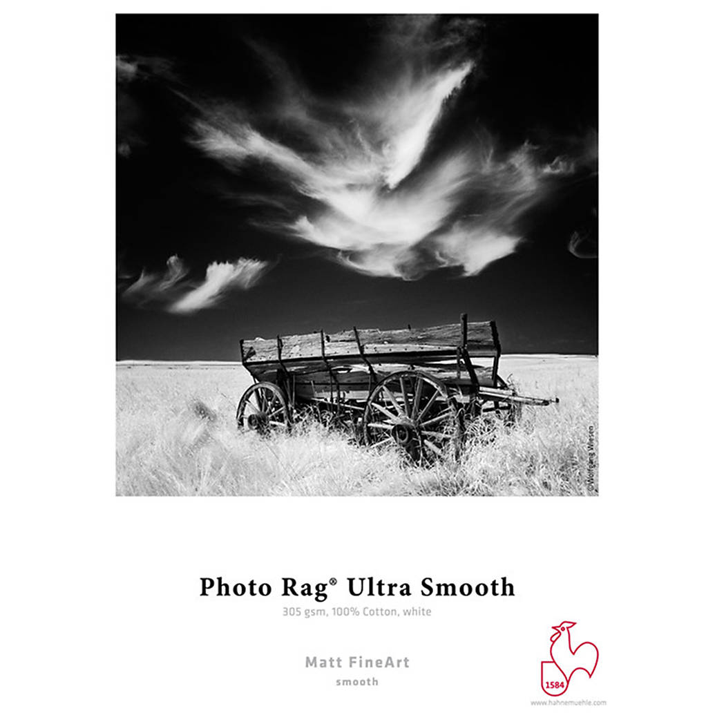 Hahnemuehle Photo Rag Ultra Smooth 305gsm 44x39 Roll 3 inch core