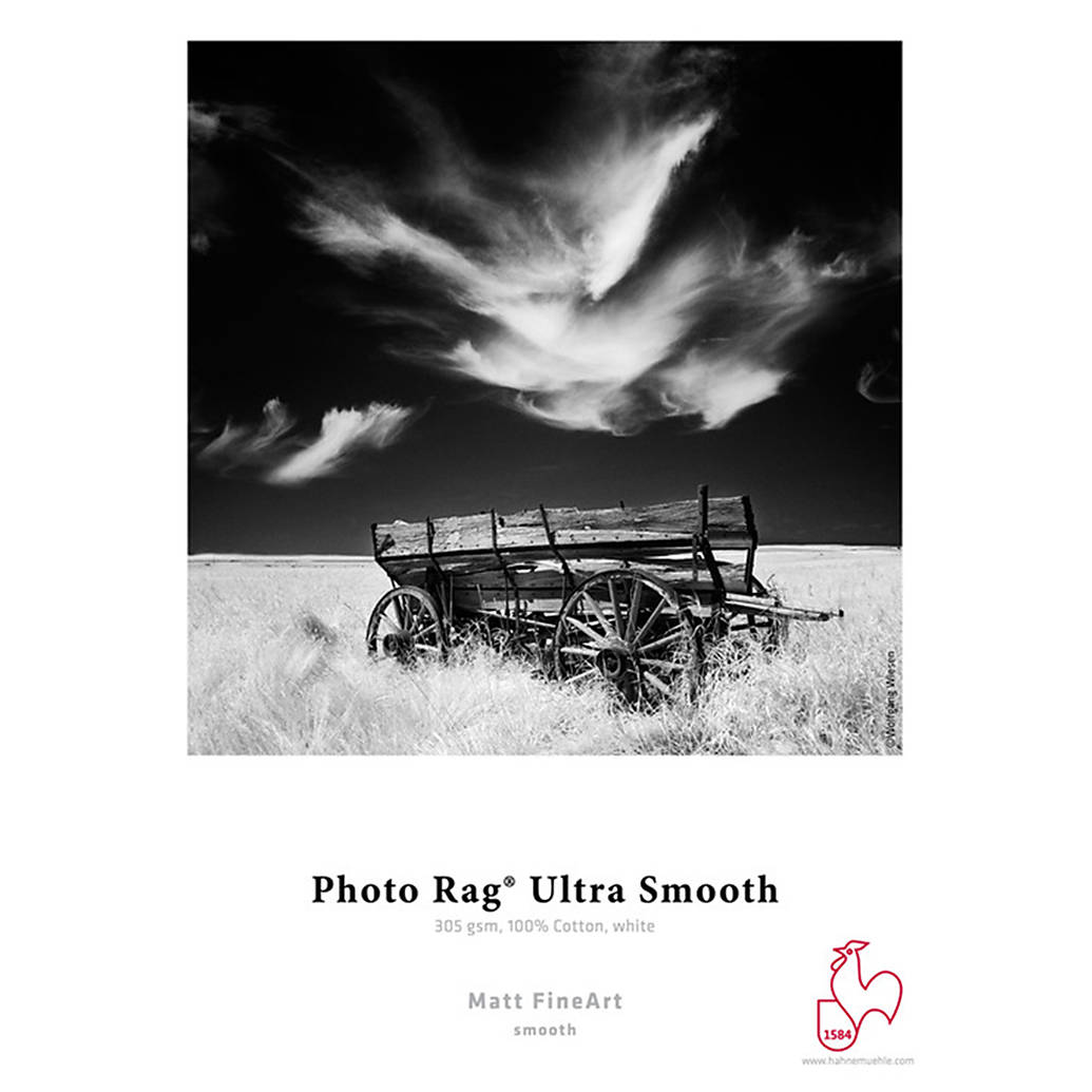 Hahnemuehle Photo Rag Ultra Smooth 305gsm 17x39 Roll 3 inch core
