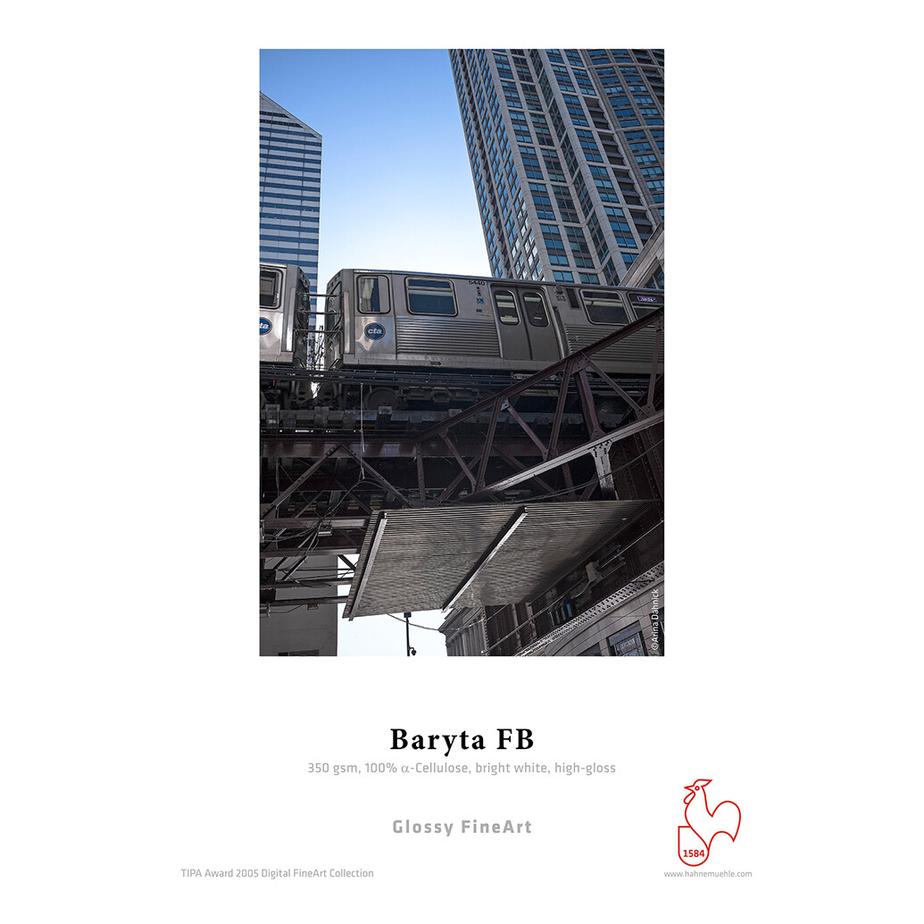 Hahnemuehle Baryta FB 350 gsm. 36 x 39 Roll, 3 core