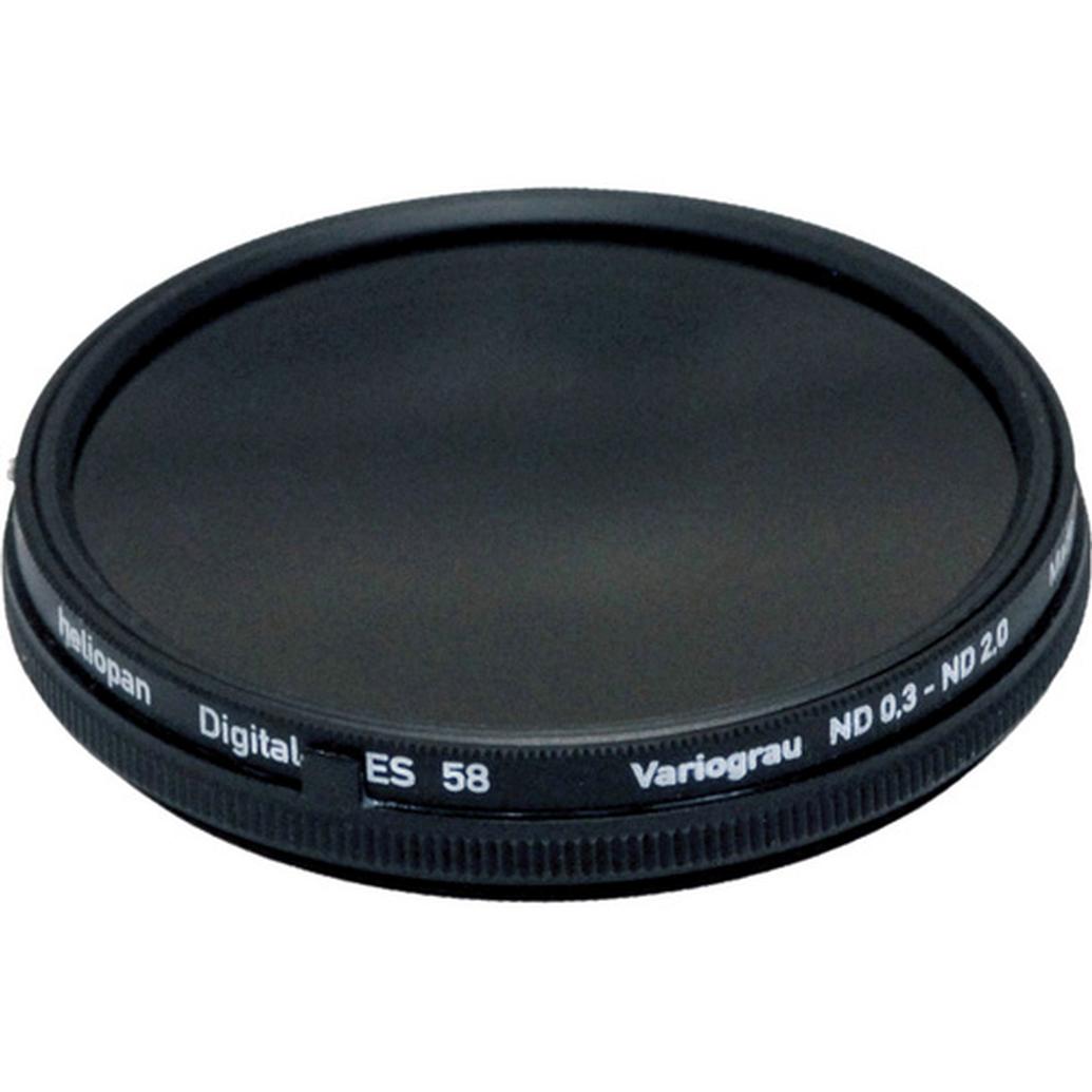 Heliopan 58mm Variable Grey Neutral Density Glass Filter ( 1-6 Stops)