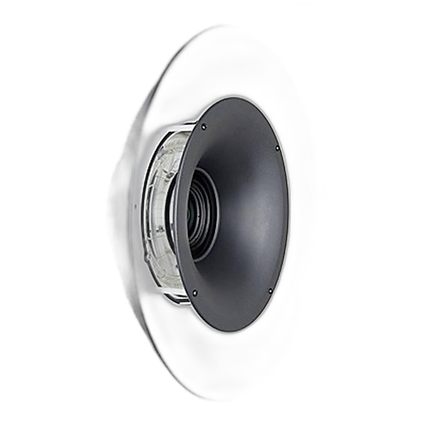 Hensel 14 Inch Standard Reflector for Ringflash RF White